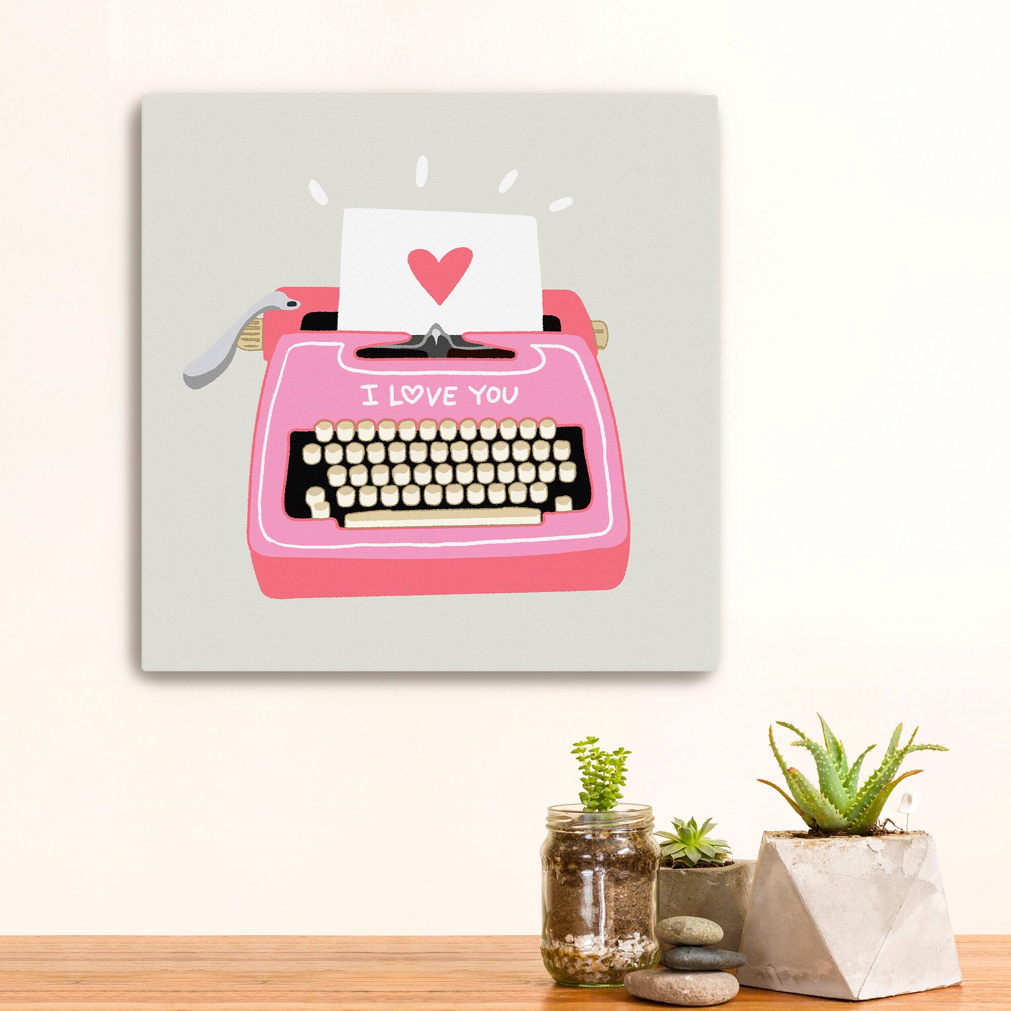 Love Writer Canvas Giclée Art